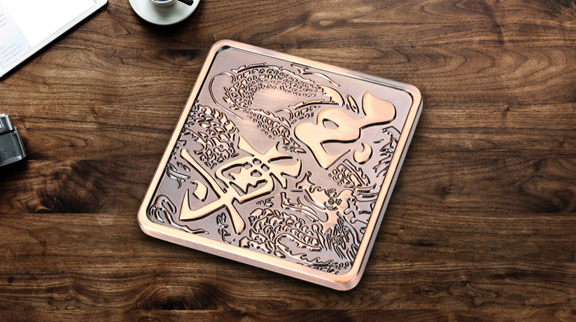 鋅合金標識牌定制參數圖